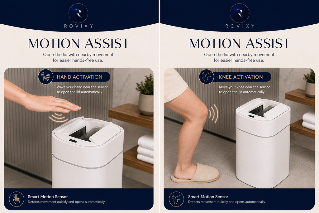 Rovixy Glide - Touch-Free Automatic Bin